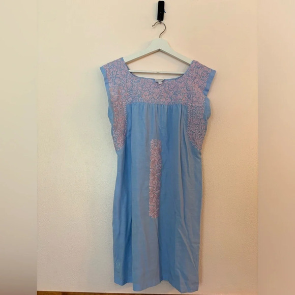 J. MARIE Women's Madison Dress Size Small Pink and Blue - Picture 6 of 9